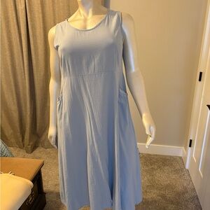 Light Blue Sleeveless Maxi Dress - Classic Summer Slip